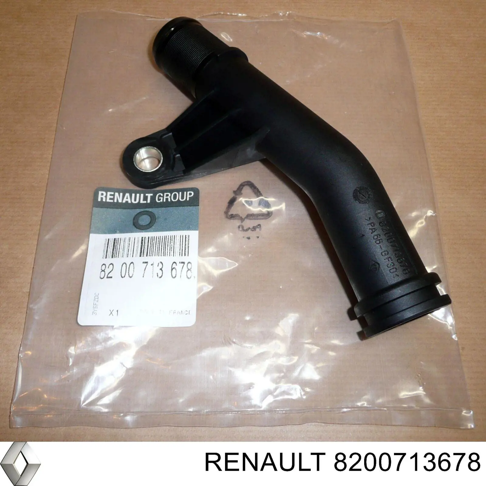 Przewód (króciec) pompy wodnej odbiorczy Renault (RVI) 8200713678 cena, od 8,26 USD