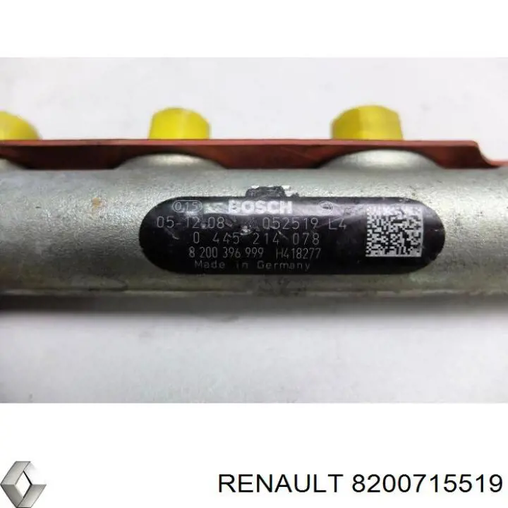 8200715519 Renault (RVI) Czujnik ciśnienia paliwa