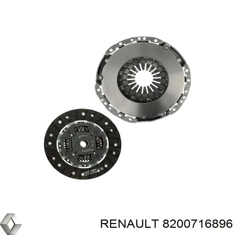 Zestaw sprzęgła (3 części) Renault (RVI) 8200716896 cena, od 545,91 USD