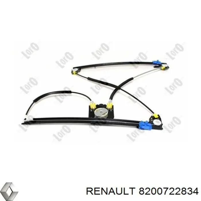 8200722834 Renault (RVI) Mechanizm podnoszenia szyby drzwi przednich prawych