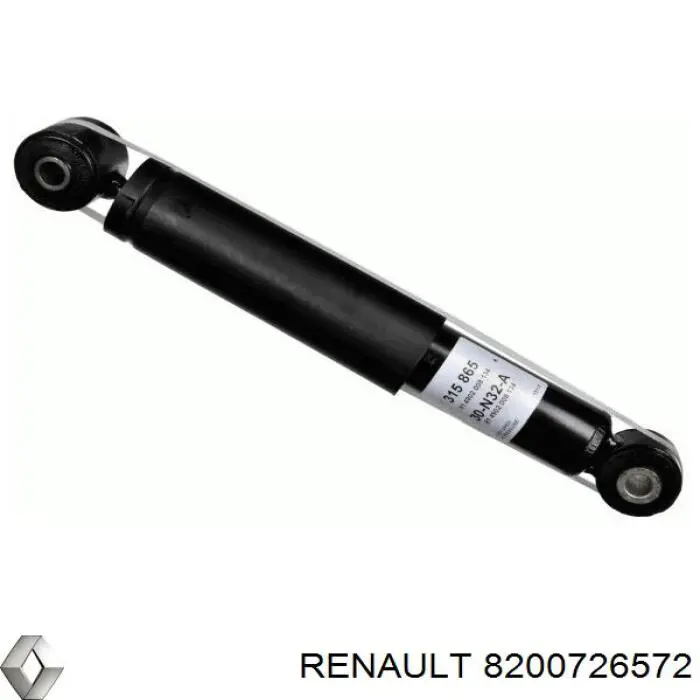 8200726572 Renault (RVI) Amortyzator tylny