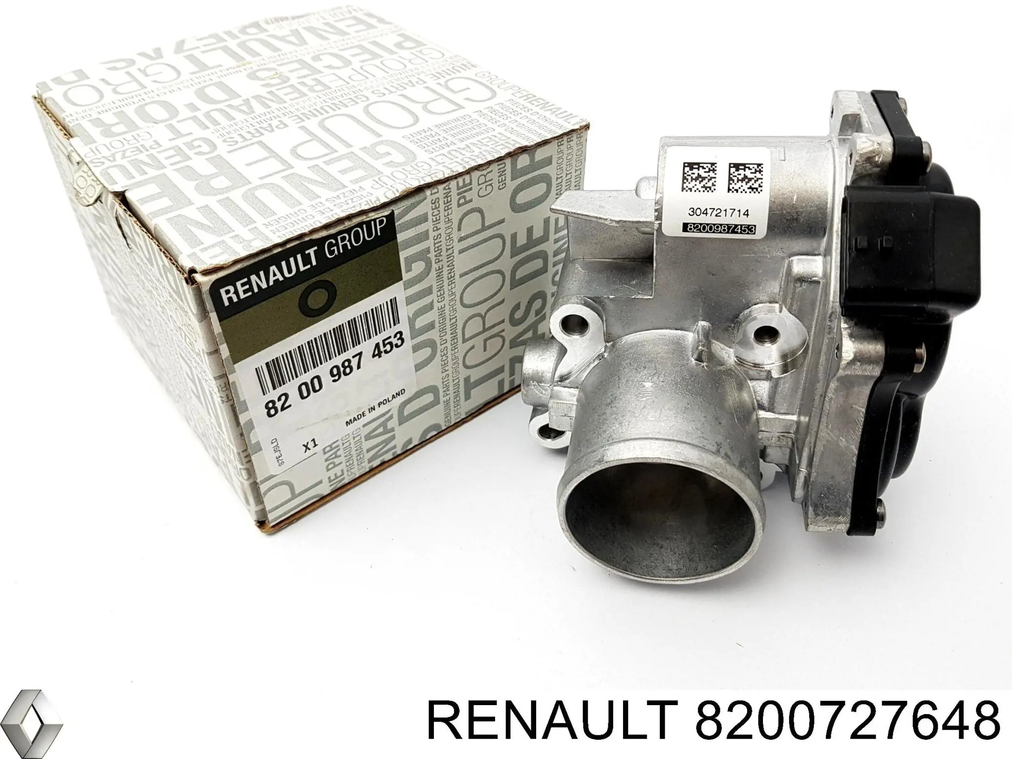 Przepustnica, komplet Renault (RVI) 8200727648 cena, od 51,32 USD