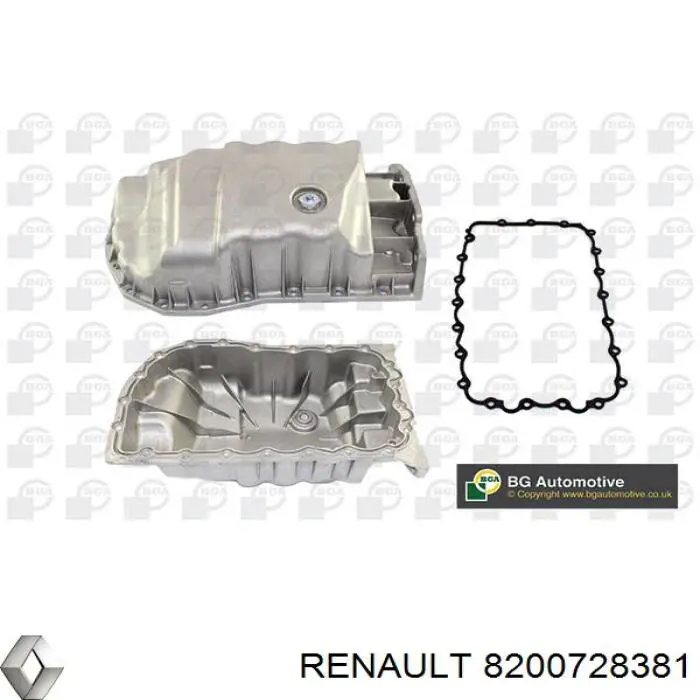 Do koszyka 8200728381 Renault (RVI) Miska olejowa silnika