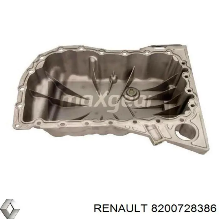 Do koszyka 8200728386 Renault (RVI) Miska olejowa silnika