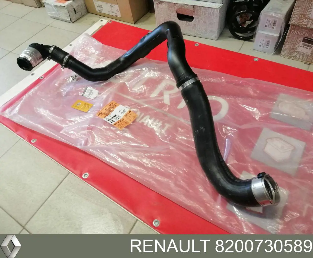 Przewód (króciec) intercoolera Renault (RVI) 8200730589 cena, od 53,36 USD