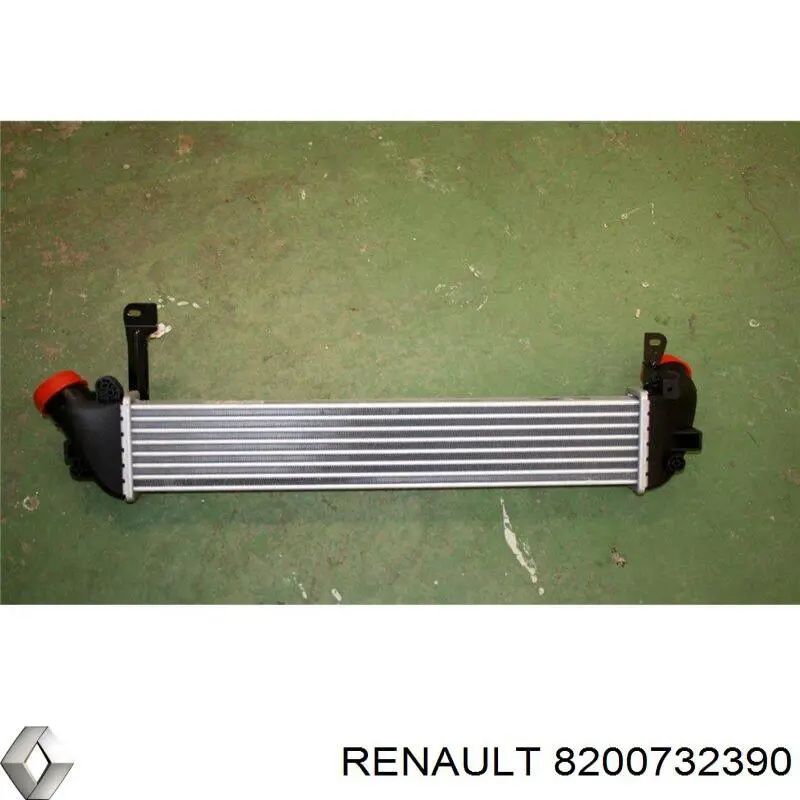 Do koszyka 8200732390 Renault (RVI) Chłodnica intercoolera
