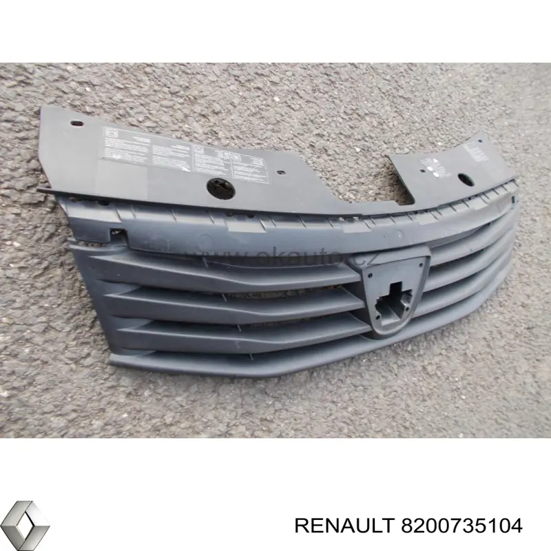 Atrapa chłodnicy Renault (RVI) 8200735104 cena, od 41,90 USD