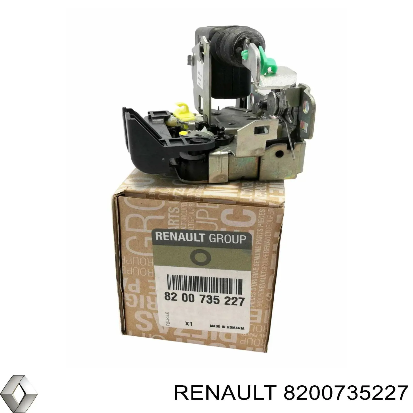Zamek drzwi przednich lewych Renault (RVI) 8200735227 cena, od 80,02 USD