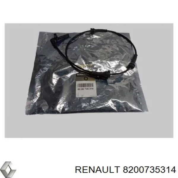 Do koszyka 8200735314 Renault (RVI) Czujnik ABS przedni