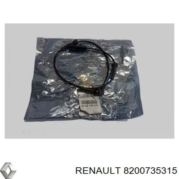 Do koszyka 8200735315 Renault (RVI) Czujnik ABS tylny