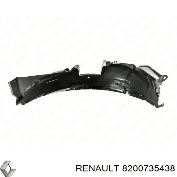 Nadkole błotnika przedniego lewe Renault (RVI) 8200735438 cena, od 20,97 USD