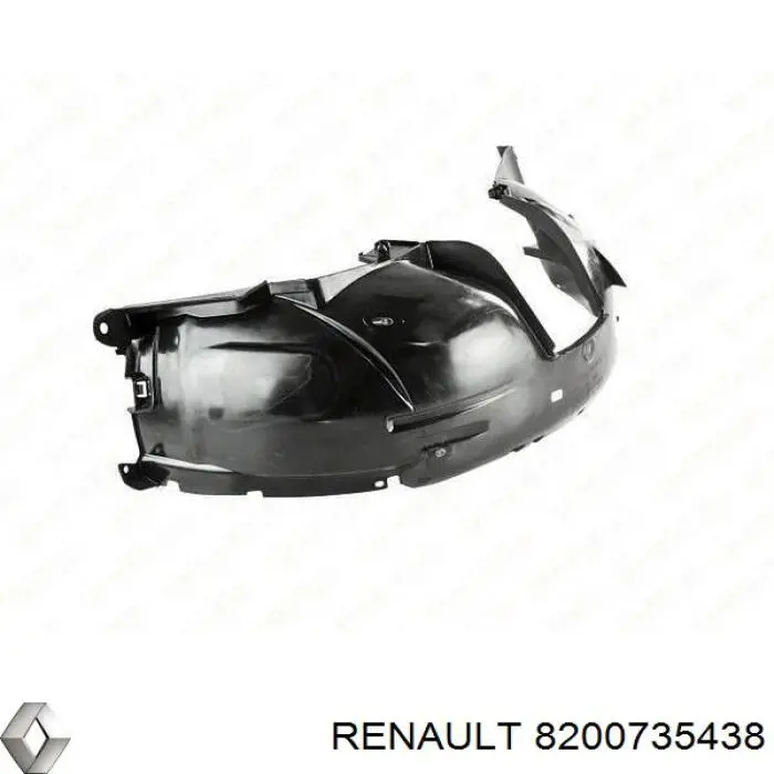 Do koszyka 8200735438 Renault (RVI) Nadkole błotnika przedniego lewe