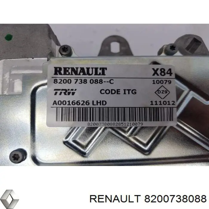 8200738088 Renault (RVI) Kolumna (wał) kierownicza (kierownicy)