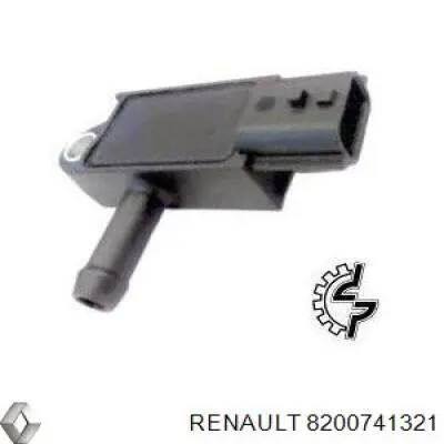 Czujnik ciśnienia spalin Renault (RVI) 8200741321 cena, od 40,86 USD