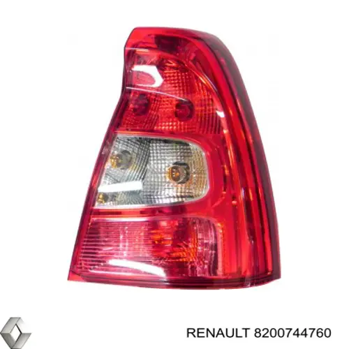 Do koszyka 8200744760 Renault (RVI) Lampa zespolona tylna lewa
