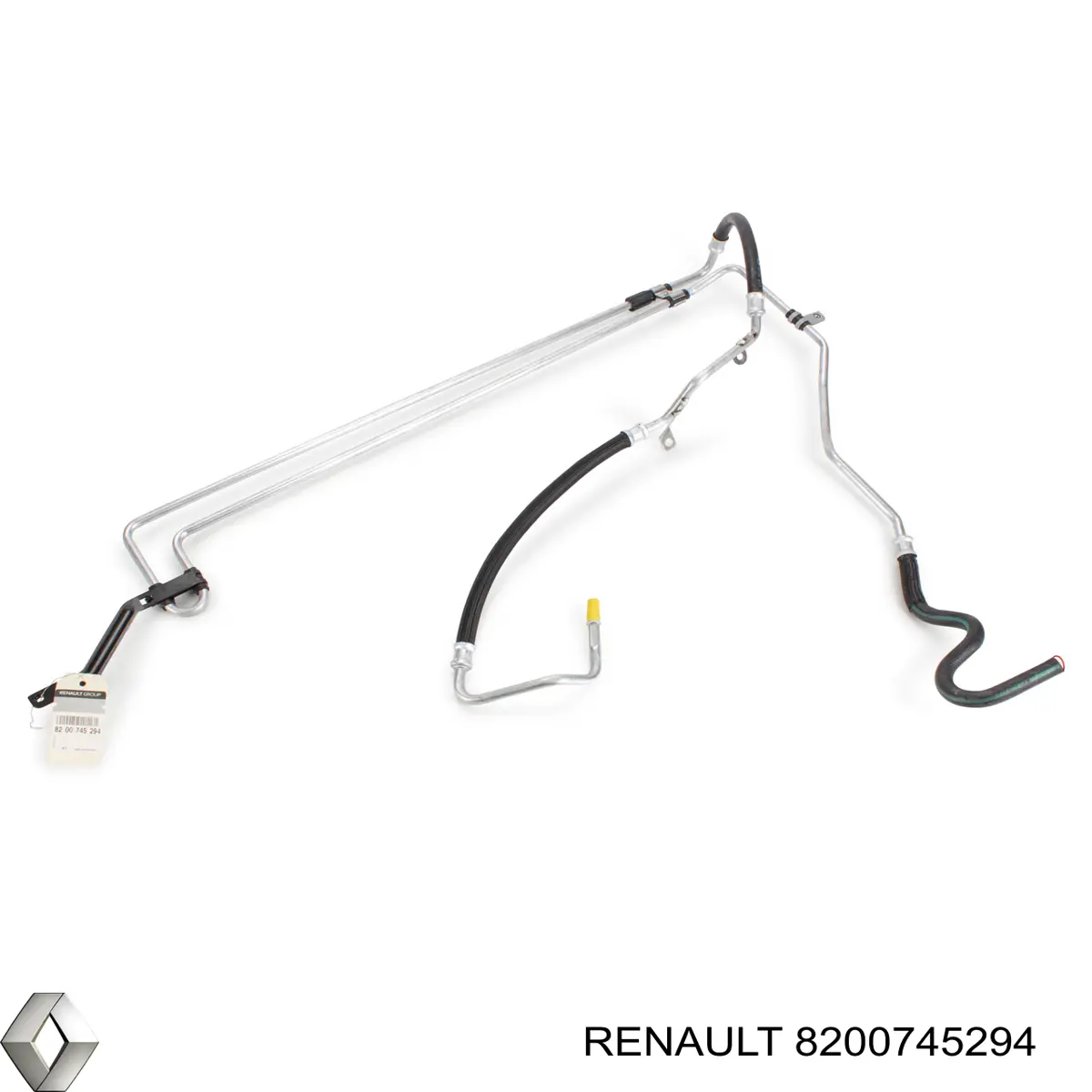 8200745294 Renault (RVI) Przewód hydraulicznego układu wspomagania niskiego ciśnienia, od maglownicy (mechanizmu) do zbiornika