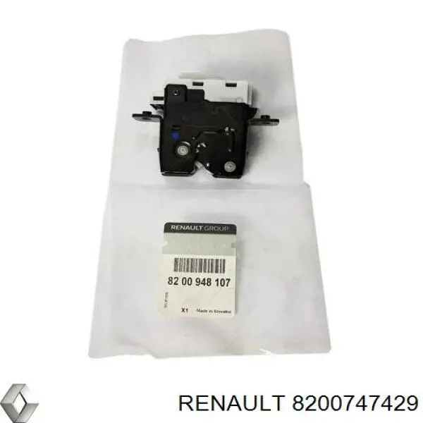 Zamek klapy bagażnika (3/5 drzwi tylnych) Renault (RVI) 8200747429 cena, od 23,75 USD