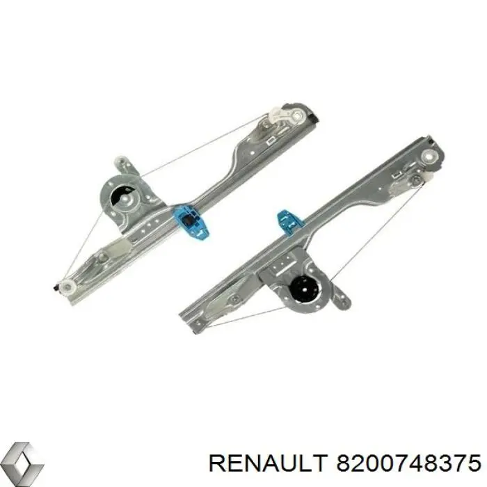 8200748375 Renault (RVI) Mechanizm podnoszenia szyby drzwi przednich prawych