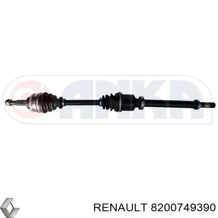 8200749390 Renault (RVI) Półoś napędowa przednia prawa