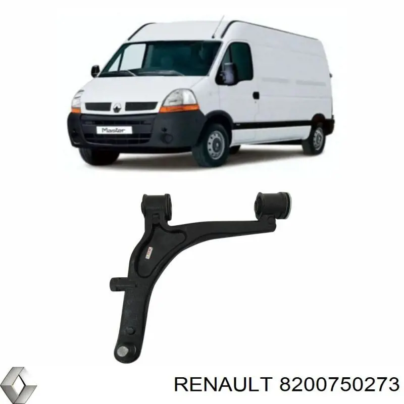 Wahacz zawieszenia przedniego dolny lewy Renault (RVI) 8200750273 cena, od 129,40 USD