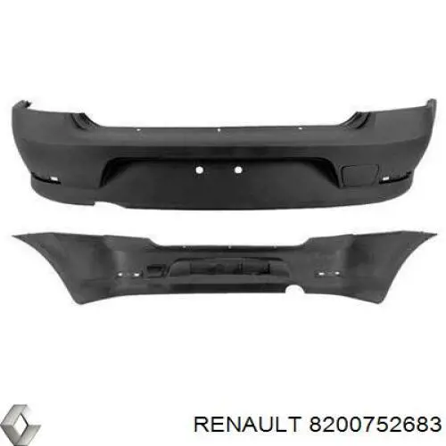 8200752683 Renault (RVI) Zderzak tylny