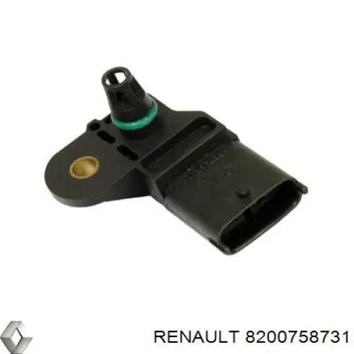 Czujnik ciśnienia w kolektorze ssącym, MAP Renault (RVI) 8200758731
