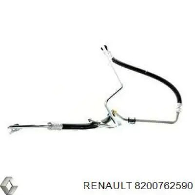 8200762590 Renault (RVI) Przewód hydraulicznego układu wspomagania wysokiego ciśnienia, od pompy do maglownicy (mechanizmu)