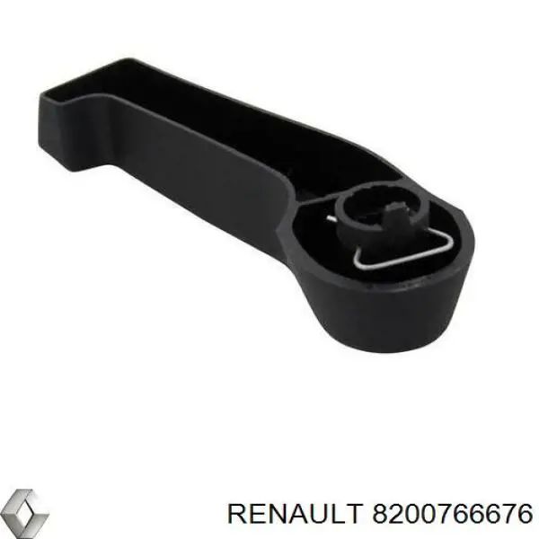 Klamka drzwi tylnych (skrzydłowych) prawa wewnętrzna Renault (RVI) 8200766676 cena, od 11,59 USD