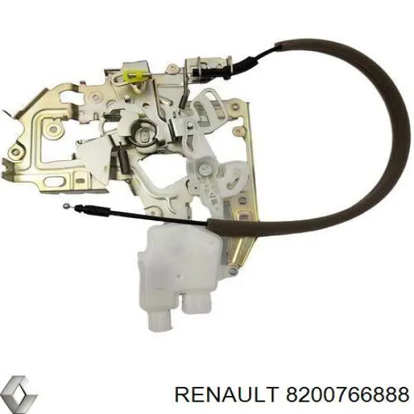 Do koszyka 8200766888 Renault (RVI) Zamek drzwi tylnych prawych skrzydłowych