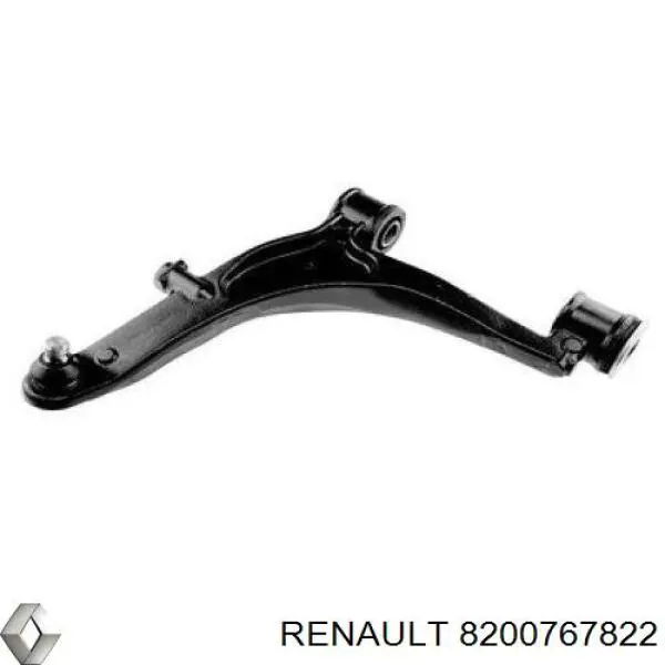 Do koszyka 8200767822 Renault (RVI) Wahacz zawieszenia przedniego dolny lewy