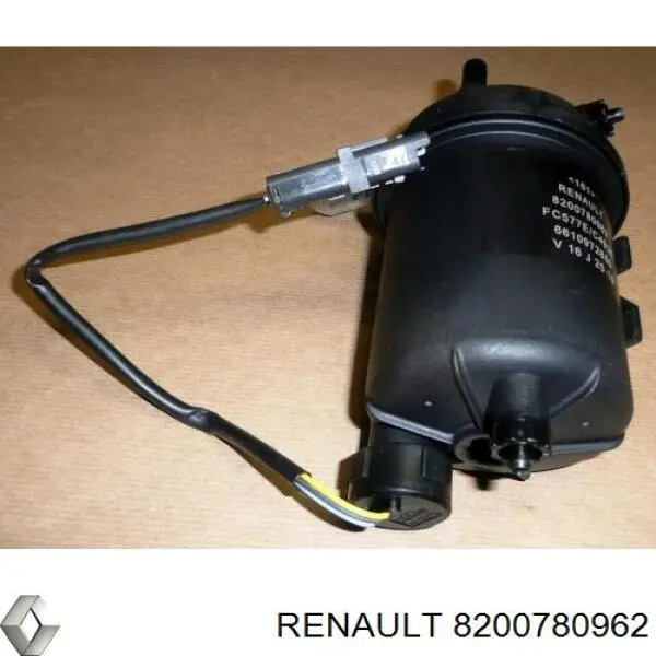 Do koszyka 8200780962 Renault (RVI) Obudowa filtra paliwa