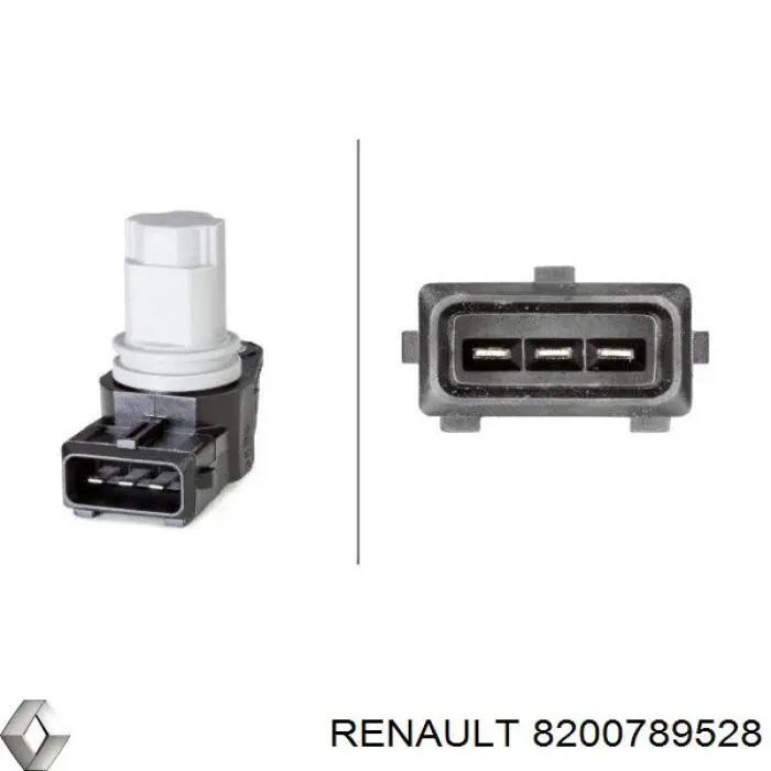 Do koszyka 8200789528 Renault (RVI) Czujnik położenia wałka rozrządu