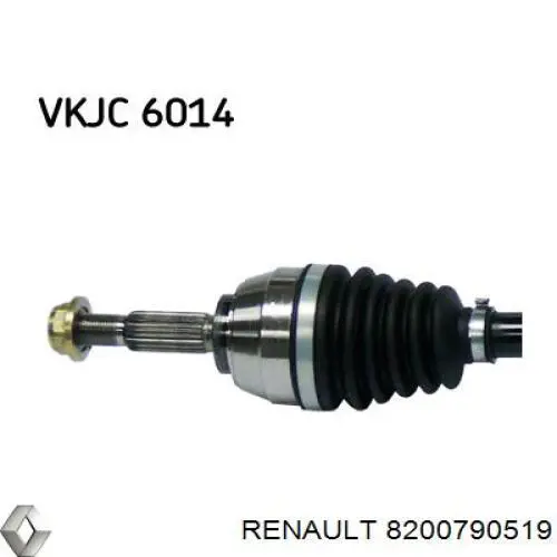8200790519 Renault (RVI) Półoś napędowa przednia prawa