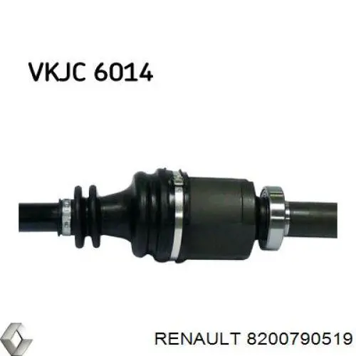 Półoś napędowa przednia prawa Renault (RVI) 8200790519 cena, od 81,76 USD