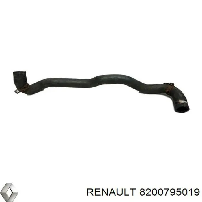 Do koszyka 8200795019 Renault (RVI) Przewód (króciec) chłodnicy górny