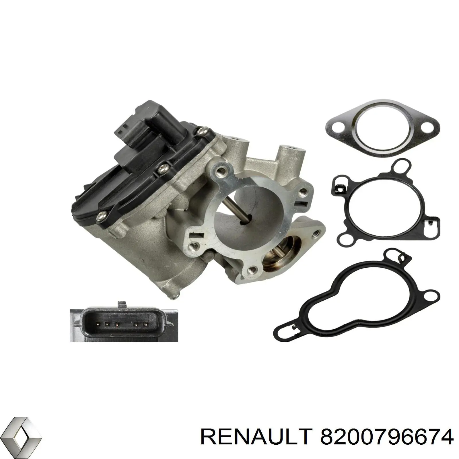 8200796674 Renault (RVI) Zawór recyrkulacji spalin EGR