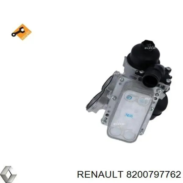 Do koszyka 8200797762 Renault (RVI) Obudowa filtra oleju