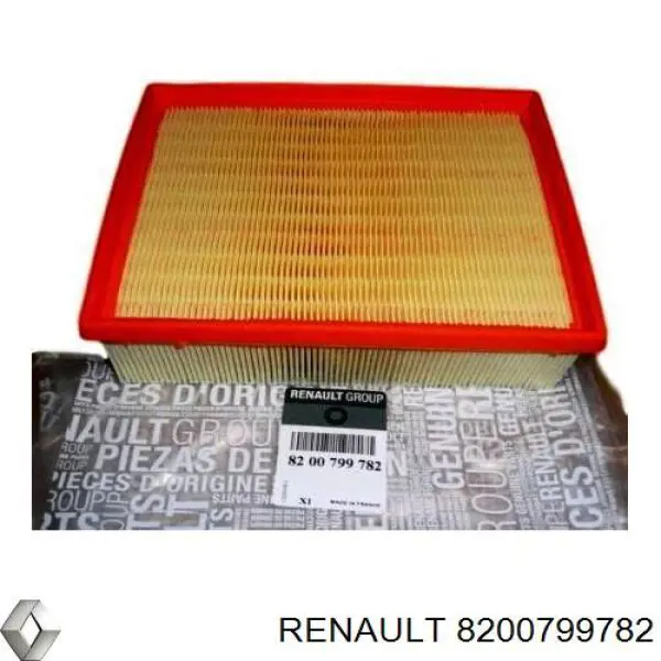 Filtr powietrza Renault (RVI) 8200799782 cena, od 9,63 USD