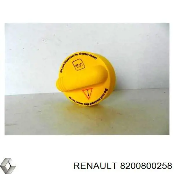 8200800258 Renault (RVI) Korek wlewu oleju