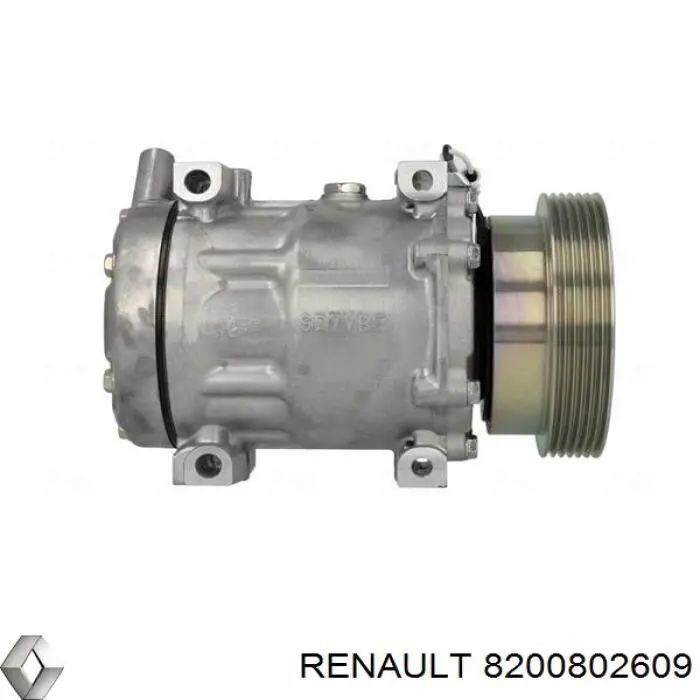 Sprężarka klimatyzacji Renault (RVI) 8200802609 cena, od 132,80 USD