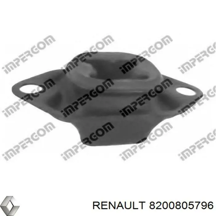 Poduszka (podpora skrzyni biegów) Renault (RVI) 8200805796 cena, od 26,84 USD