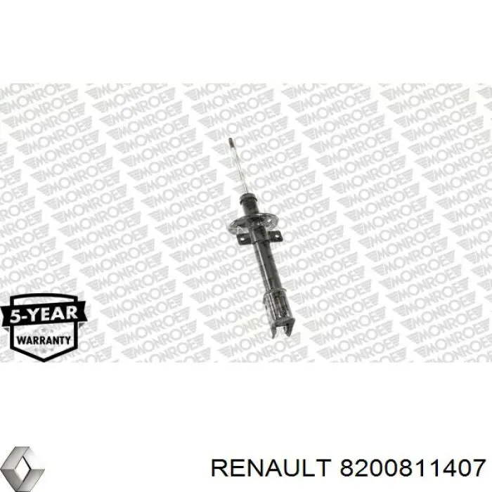 Amortyzator tylny Renault (RVI) 8200811407 cena, od 53,38 USD