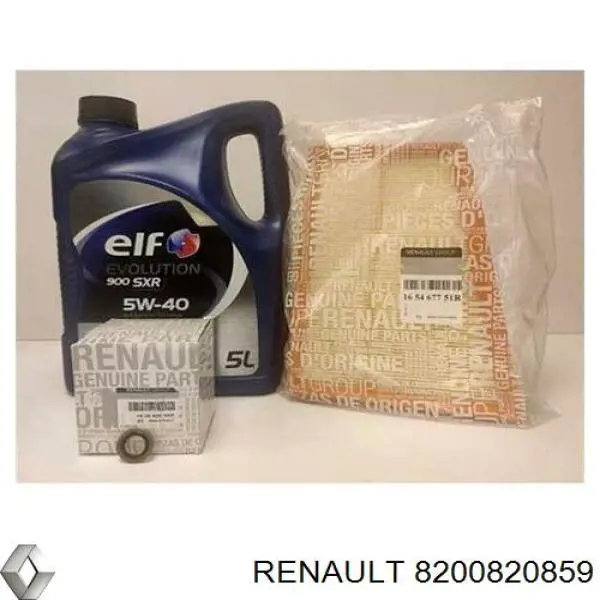 Do koszyka 8200820859 Renault (RVI) Filtr powietrza