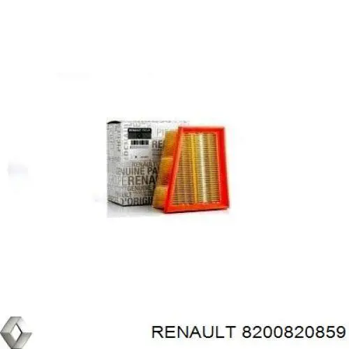 Filtr powietrza Renault (RVI) 8200820859 cena, od 10,74 USD