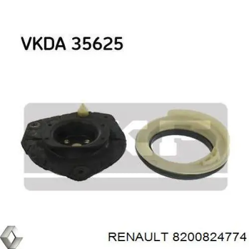 Łożysko podporowe amortyzatora przedniego Renault (RVI) 8200824774 cena, od 17,53 USD