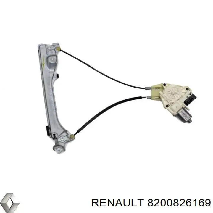 Do koszyka 8200826169 Renault (RVI) Mechanizm podnoszenia szyby drzwi przednich lewych