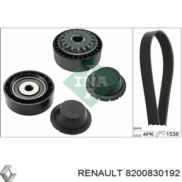 Pas napędowy mechanizmów Renault (RVI) 8200830192 cena, od 12,93 USD