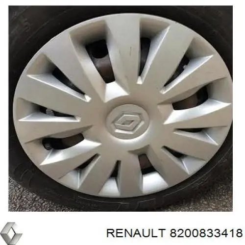 Kołpak do obręczy koła Renault Modus minivan (JP0) (2004 - 2012) cena, od 49,66 USD