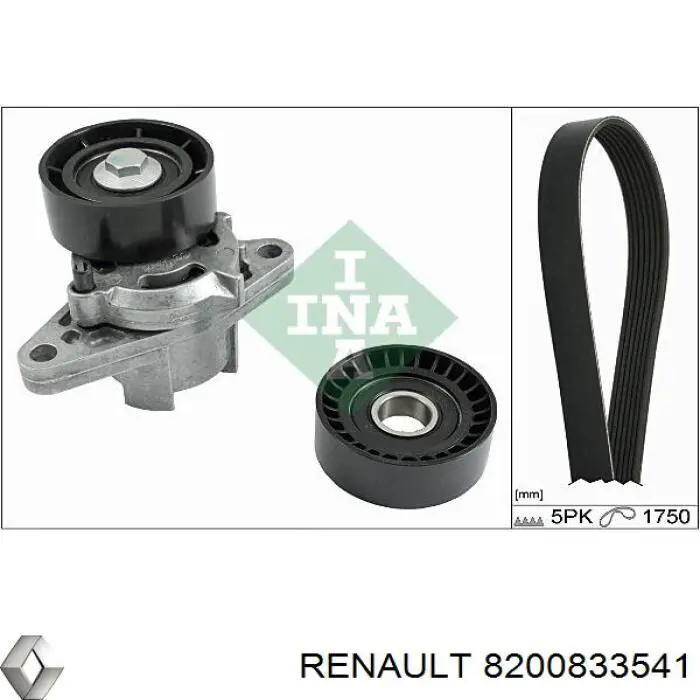 Pas napędowy mechanizmów Renault (RVI) 8200833541