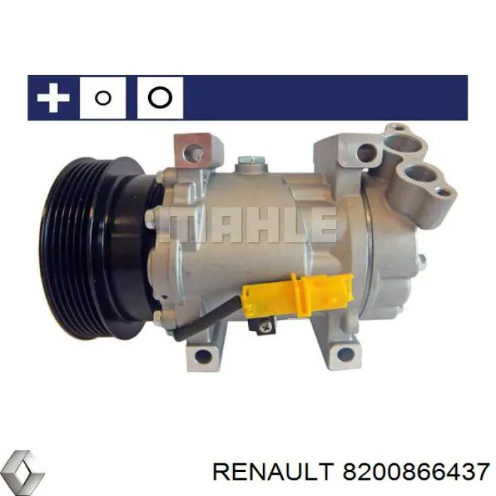 8200866437 Renault (RVI) Sprężarka klimatyzacji